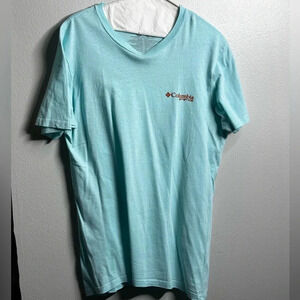 Columbia‎ Men PGF Blue T-shirt Fishing Gear Size M.